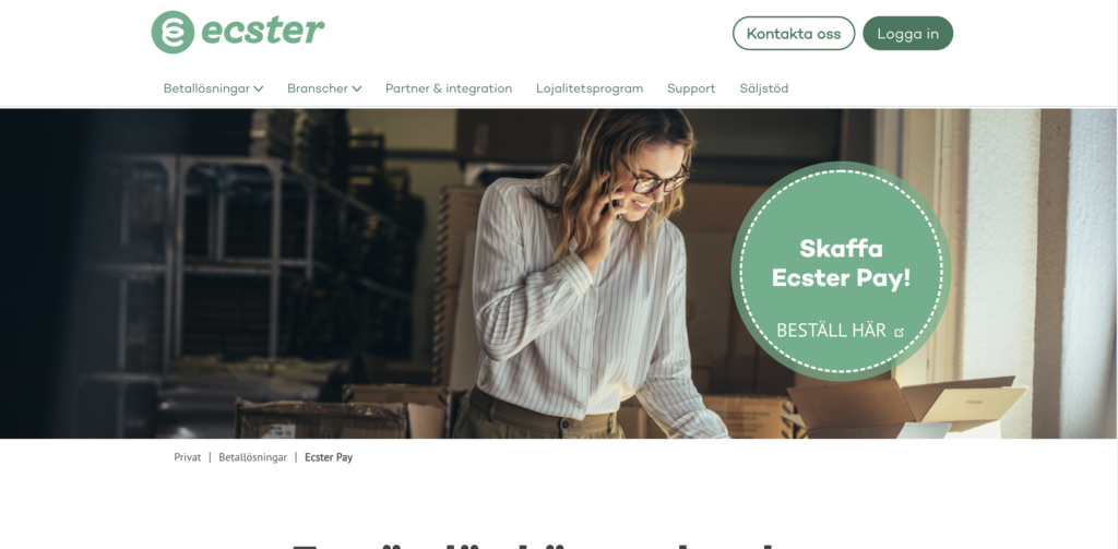 så fungerar ecster pay