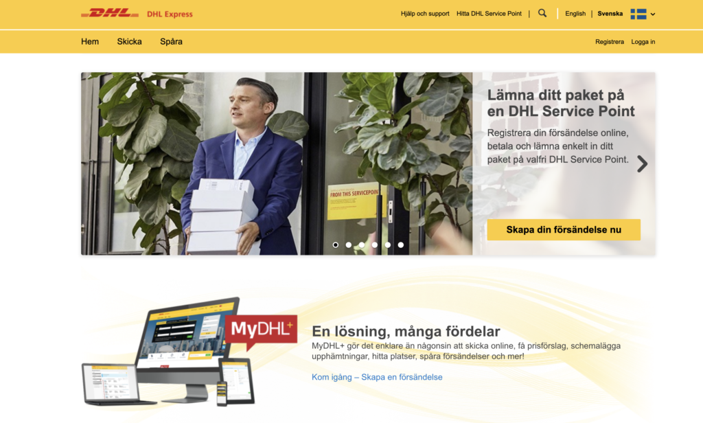 så mycket kostar frakt med dhl